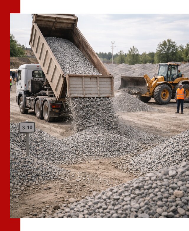 Гранитный щебень фракции 3–10: доставка и продажа в Красноярске