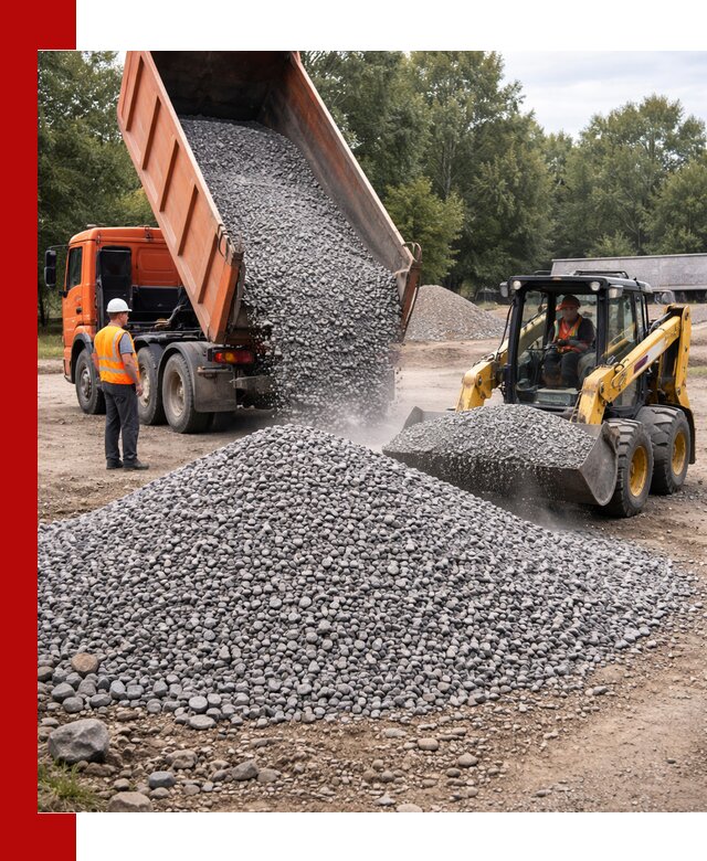Купить гранитный щебень фракции 5–10 в Красноярске с доставкой