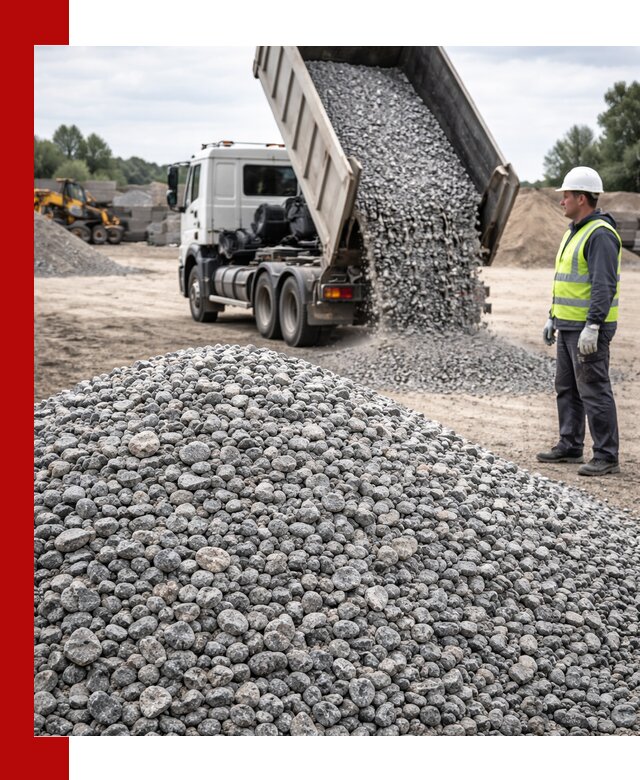 Доставка и продажа гранитного щебня фракции 5-20 в Красноярске