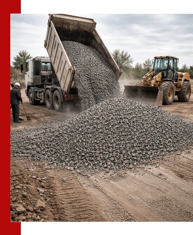 Гранитный щебень фракция 10-20 с доставкой в Красноярске