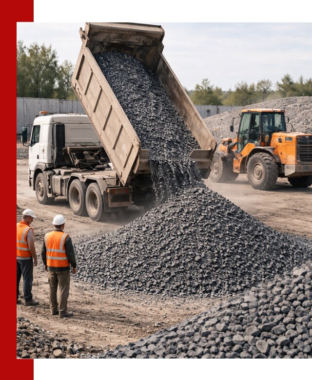 Доставка и продажа щебня габбро-диабаза в Красноярске