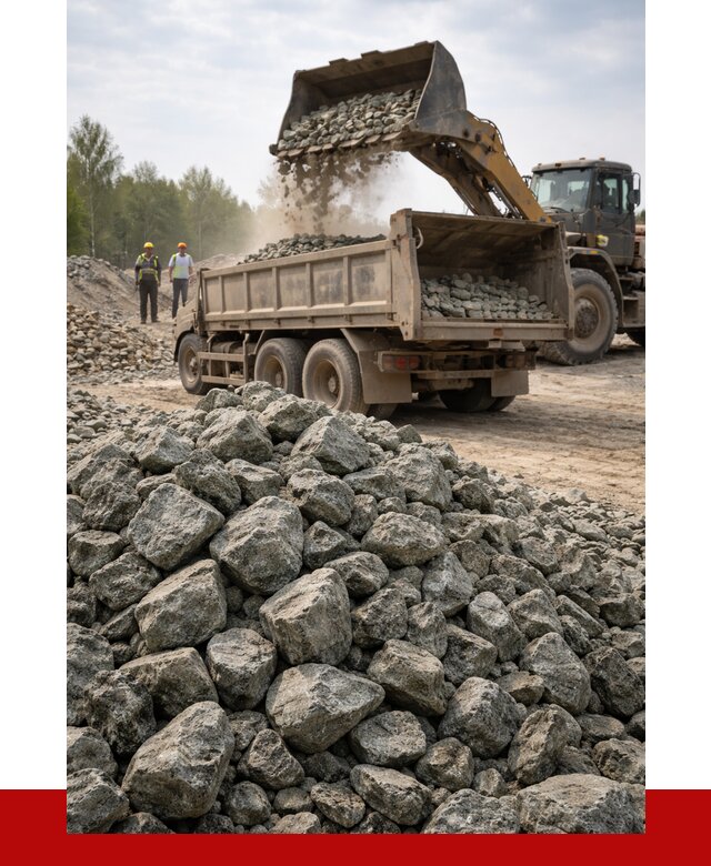 Щебень габбро диабаз фракция 70-150 в Красноярске от 2845 р.|ПРОНЕРУДКрс