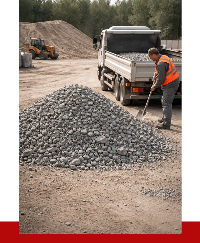 Гравийный щебень фракция 5-10 в Красноярске от 2235 р. | ПРОНЕРУДКрс