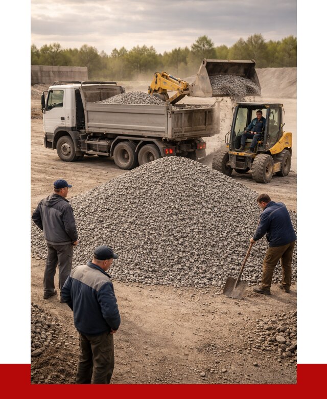 Гравийный щебень фракция 5-20 в Красноярске от 2438 р. ПРОНЕРУДКрс