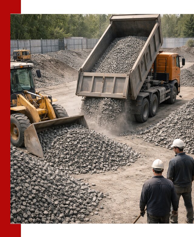 Шлаковый щебень фракция 20-40 доставка и продажа в Красноярске