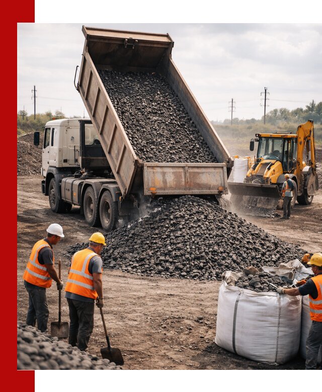 Шлаковый щебень фракция 40-70 с доставкой в Красноярске