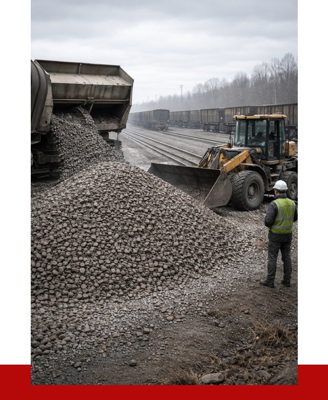 Купить железнодорожный щебень в Красноярске от 2845 р. | ПРОНЕРУДКрс