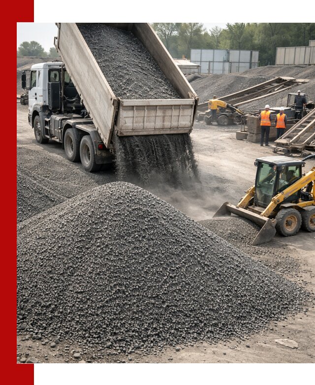 Вторичный щебень фракция 0–5 с доставкой в Красноярске