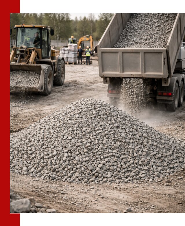 Вторичный щебень фракции 5-20 в Красноярске — доставка и продажа крупнотоннажно