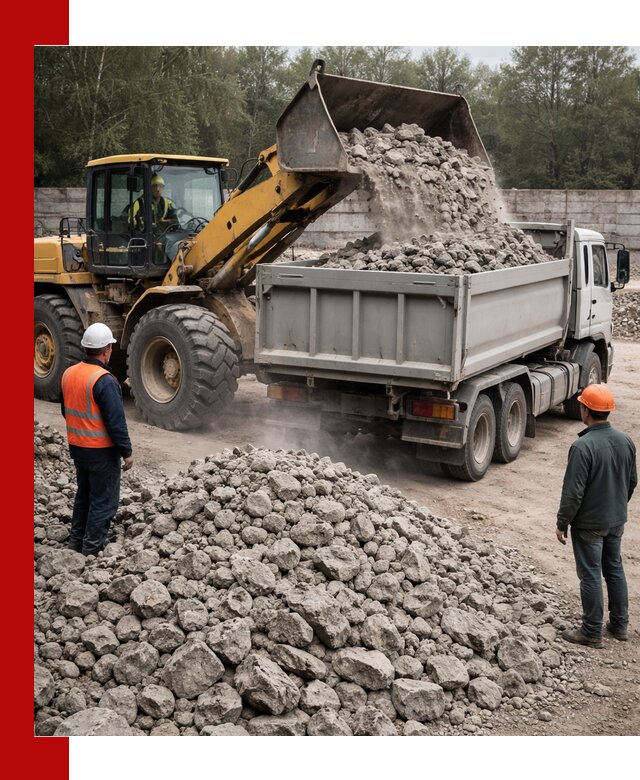 Вторичный щебень фракция 70–150 в Красноярске с доставкой