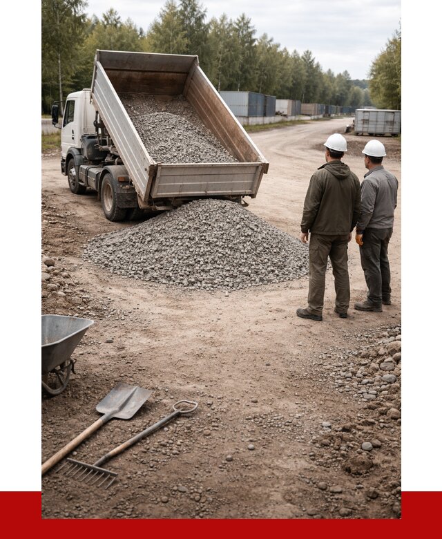 Бетонный щебень фракция 5-20 в Красноярске от 3251 р., ПРОНЕРУДКрс