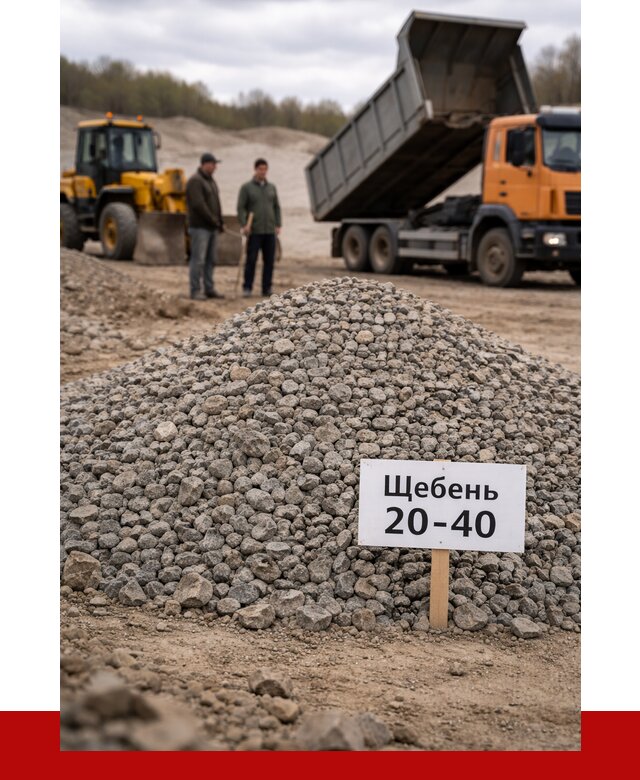 Бетонный щебень фракция 20-40 в Красноярске от 2489 р. | ПРОНЕРУДКрс