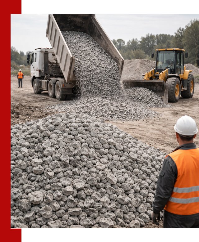 Доставка бетонного щебня фракции 20-40 в Красноярске