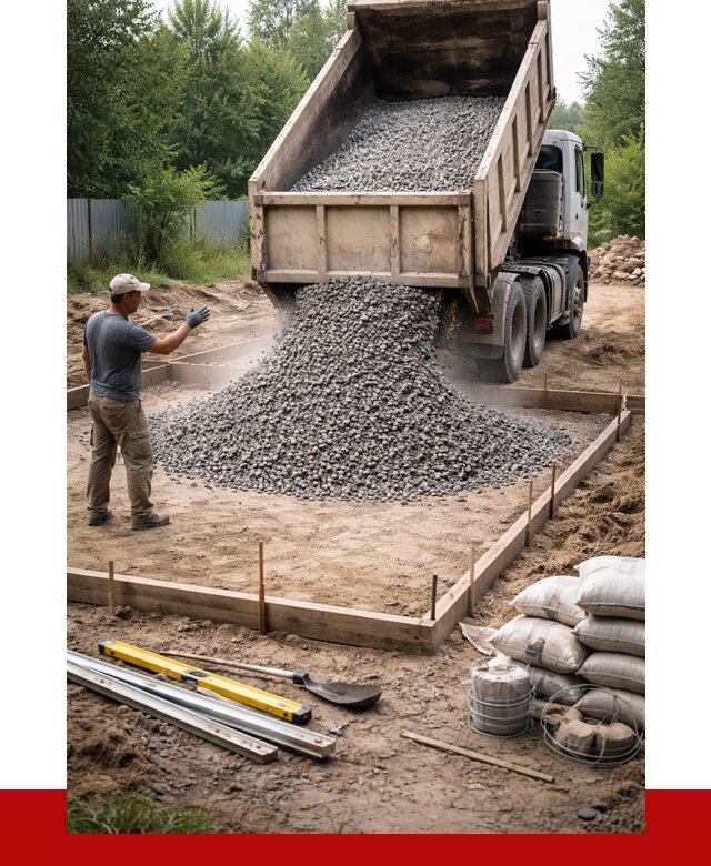 Купить щебень для фундамента в Красноярске от 4572 р. | ПРОНЕРУДКрс