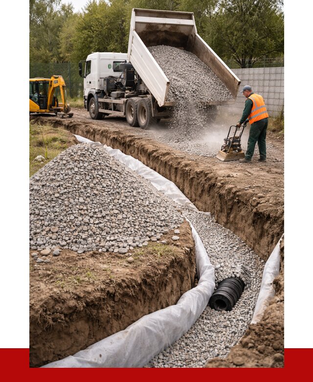 Щебень для дренажа в Красноярске от 1880 р., ПРОНЕРУДКрс доставка