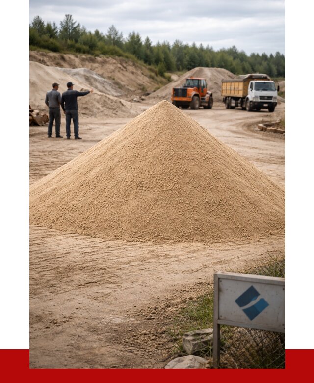 Карьерный песок навалом в Красноярске от 1829 р. | ПРОНЕРУДКрс