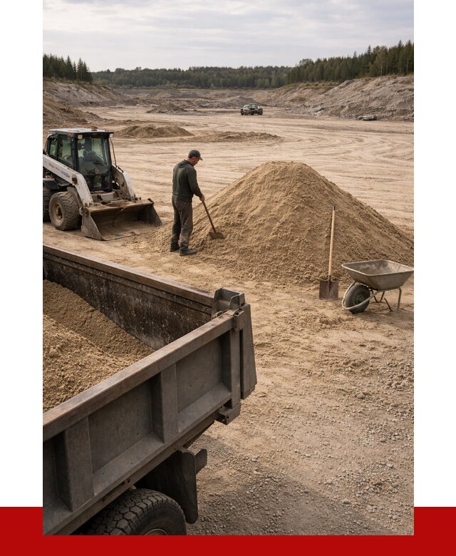 Карьерный песок среднезернистый в Красноярске, от 2235 р. ПРОНЕРУДКрс