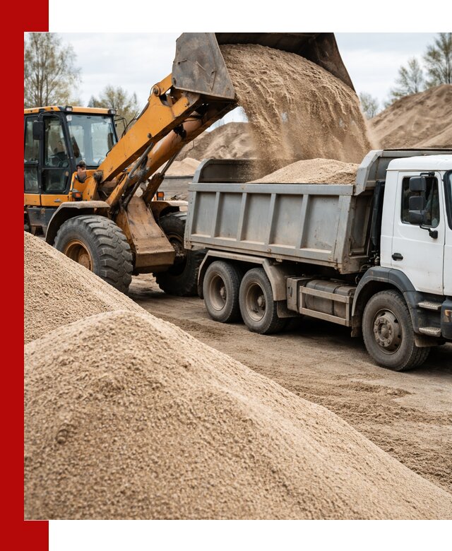 Доставка сеяного песка в Красноярске оптом и в розницу