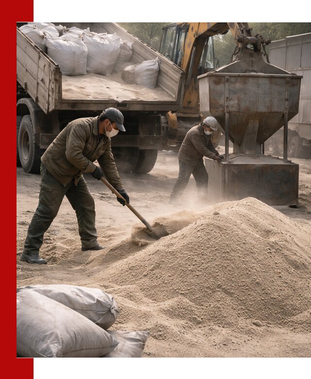 Кварцевый песок для пескоструя в Красноярске — доставка и качество