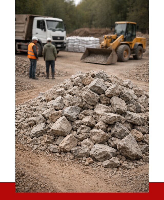 Купить бутовый камень с доставкой в Красноярске от 2337 р. | ПРОНЕРУДКрс