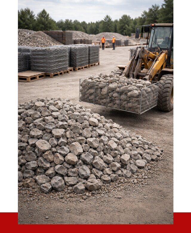 Камень для габионов фракция 70-150 в Красноярске от 4267 р. | ПРОНЕРУДКрс