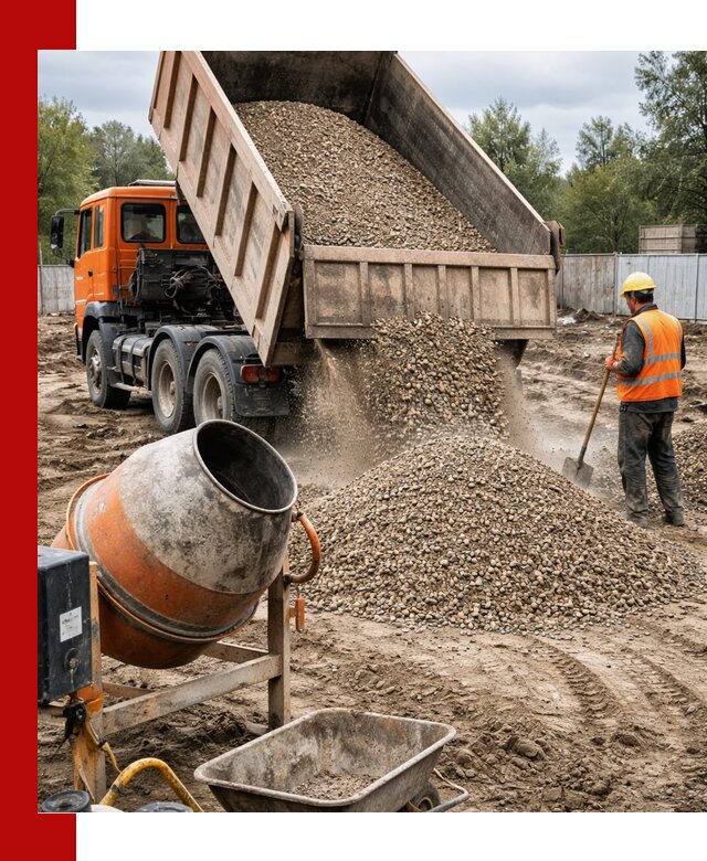 Опгс для бетона с доставкой самосвалом в Красноярске от производителя