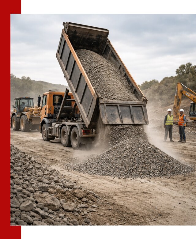 Щебёночно-песчаная смесь ЩПС С1 с доставкой в Красноярске