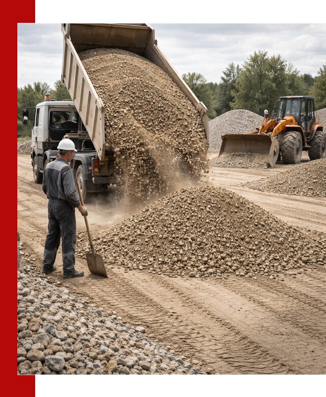 Доставка щпс С3 в Красноярске самосвалами и бортовыми грузовиками