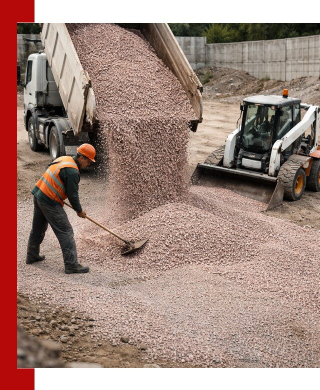 Крошка розовый гранит с доставкой в Красноярске от производителя