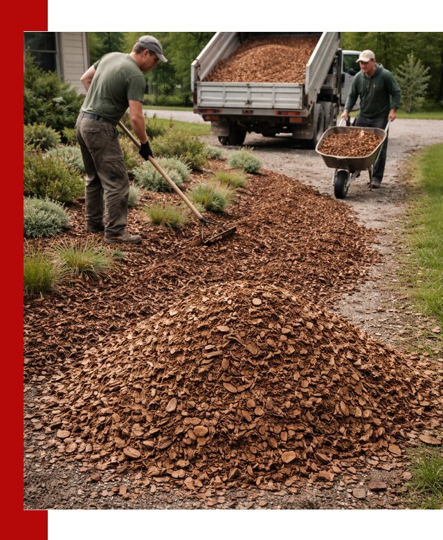 Крошка для мульчирования с доставкой в Красноярске