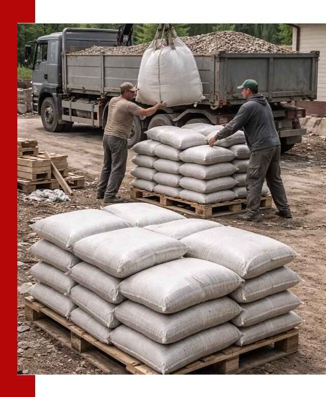 Керамзит в мешках с доставкой в Красноярске от компании-поставщика