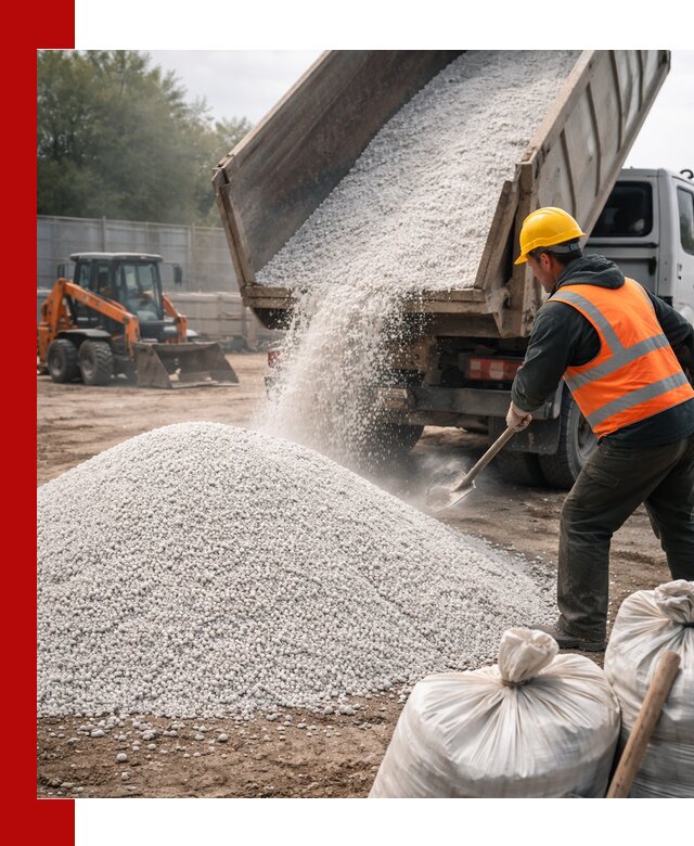 Доставка перлита вспученного в Красноярске оптом и в розницу