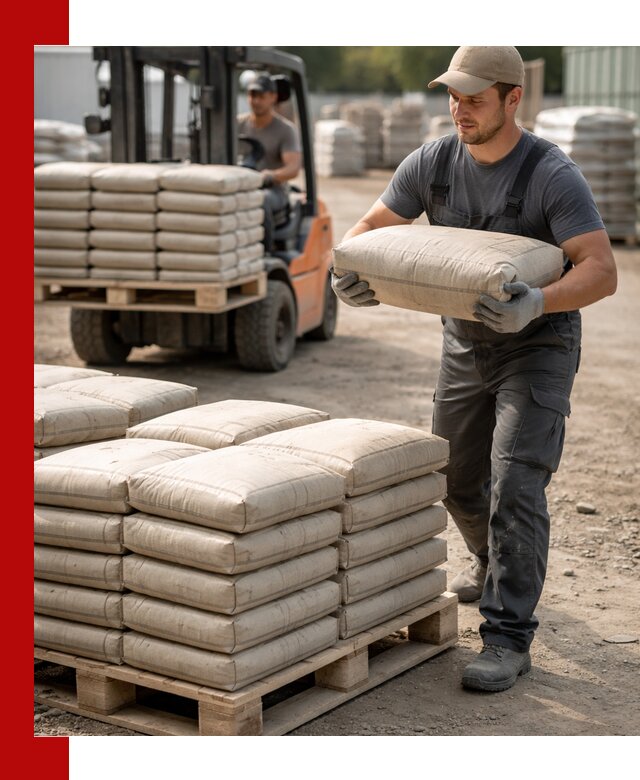 Доставка цемента в мешках оптом и в розницу в Красноярске