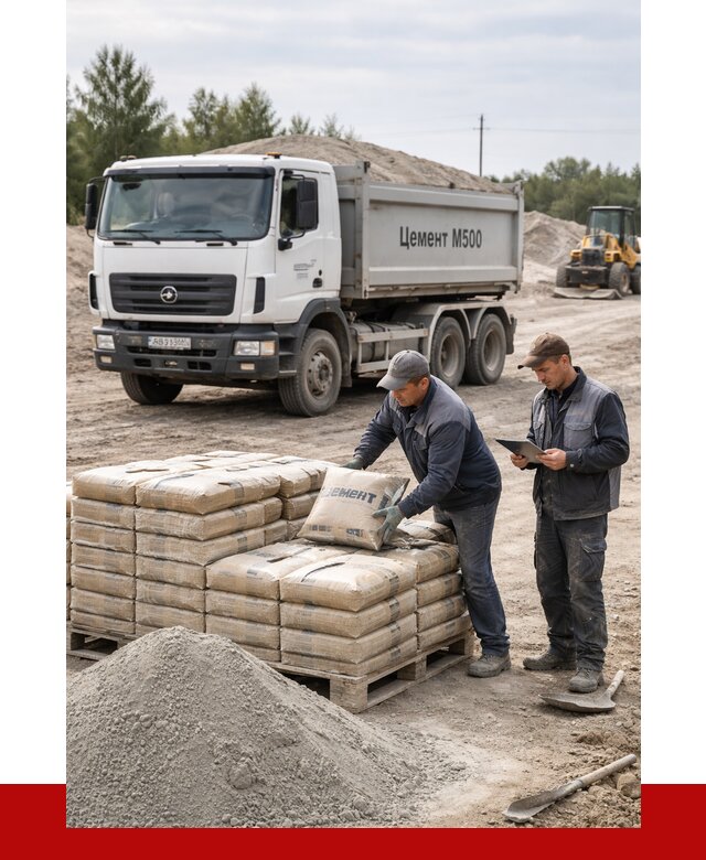Купить цемент м500 с доставкой в Красноярске от 5283 р. | ПРОНЕРУДКрс