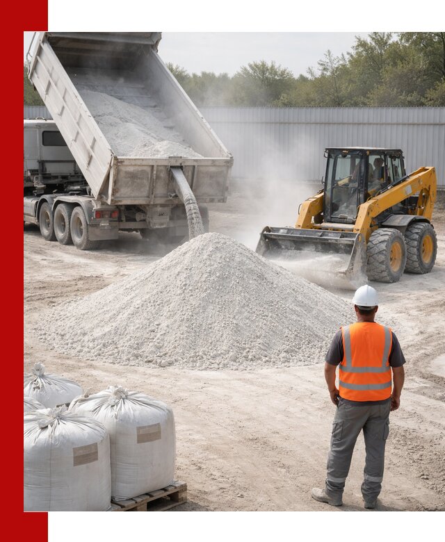 Доставка и продажа известняковой муки в Красноярске