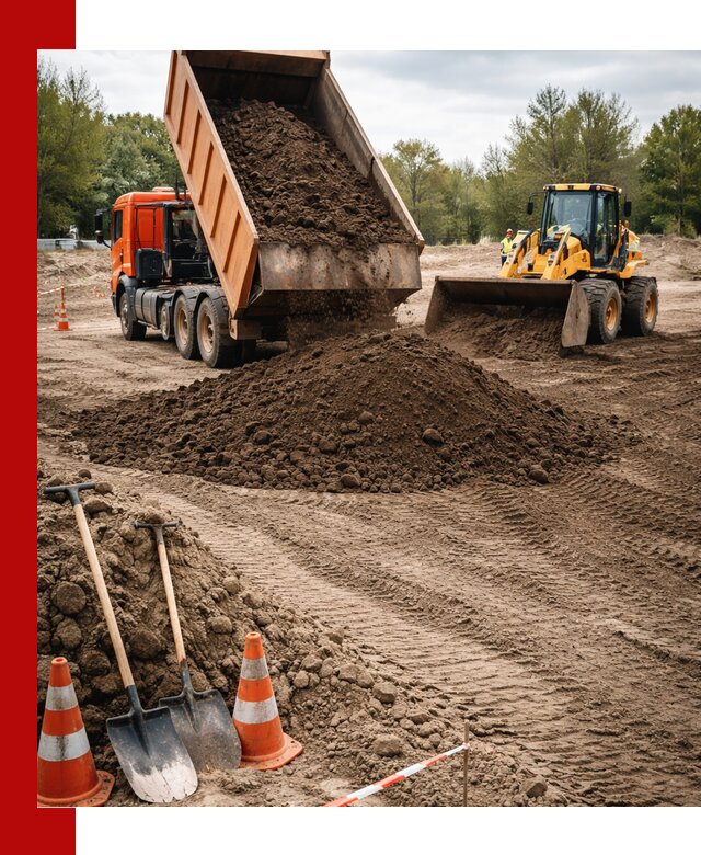 Поставка и доставка планировочного грунта в Красноярске