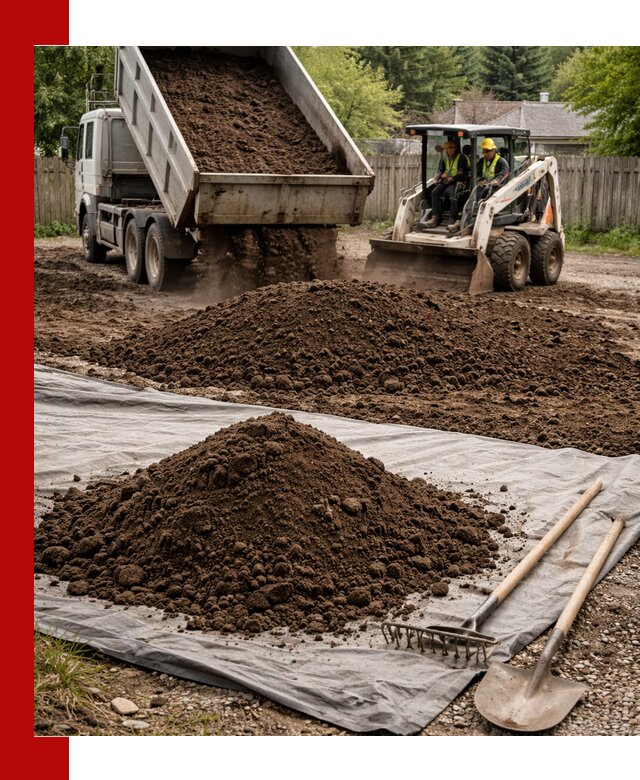 Грунт для отсыпки участка с доставкой в Красноярске