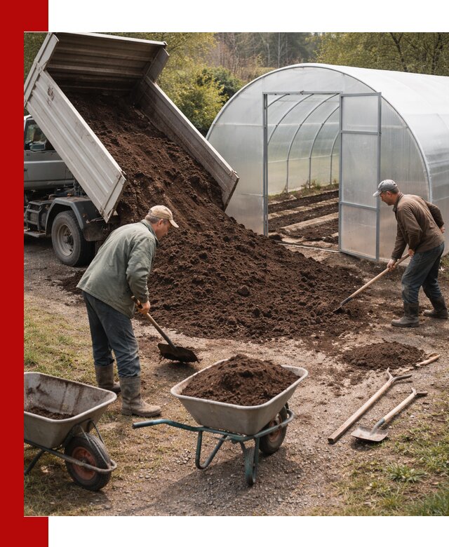 Грунт для теплицы с доставкой в Красноярске — плодородный субстрат под растения