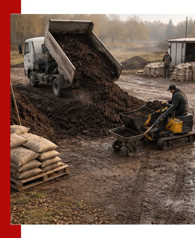 Кислый торф в доставке по выгодным ценам в Красноярске