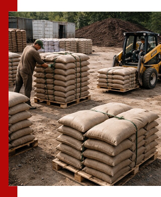 Доставка торфа в мешках по выгодным ценам в Красноярске