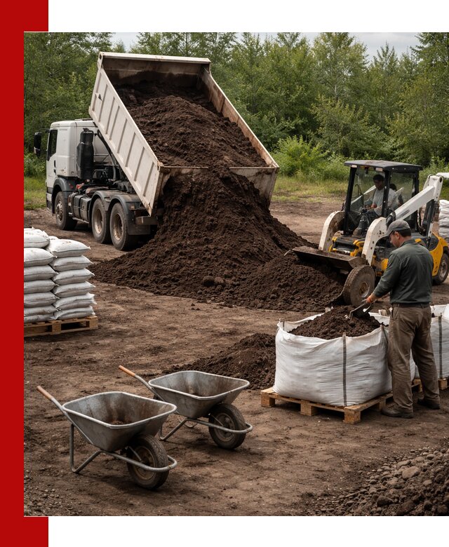 Доставка и продажа торфогрунта в Красноярске оптом и в розницу