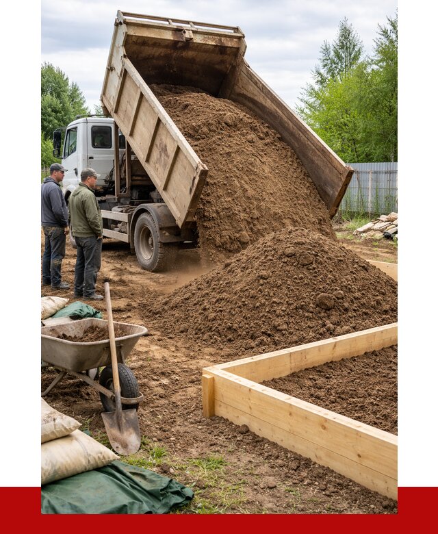 Торфо песчаная смесь в Красноярске с доставкой от 1880 р. | ПРОНЕРУДКрс
