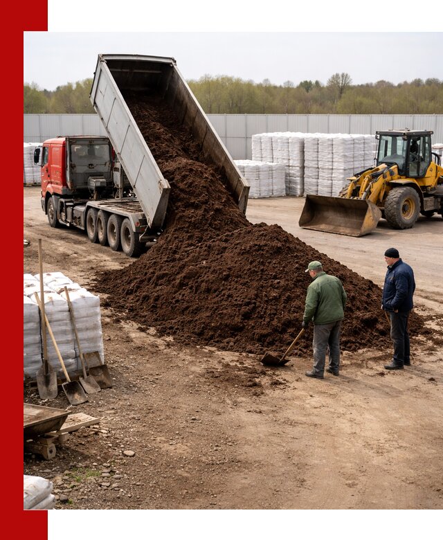 Доставка торфяных смесей оптом и в розницу в Красноярске