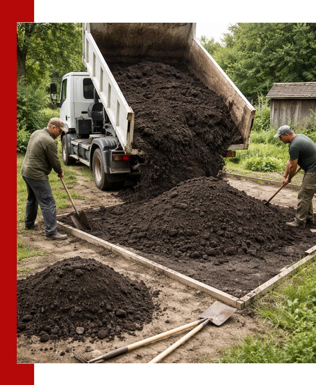 Купить чистый чернозем для огорода с доставкой в Красноярске