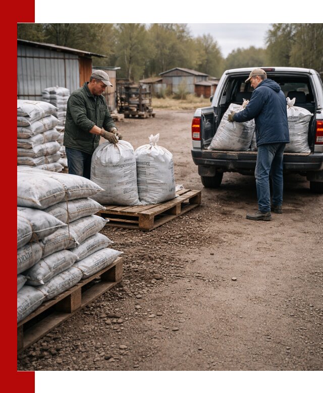 Купить конский навоз в мешках с доставкой в Красноярске