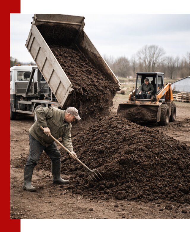 Доставка и продажа перегноя в Красноярске быстро и дешево