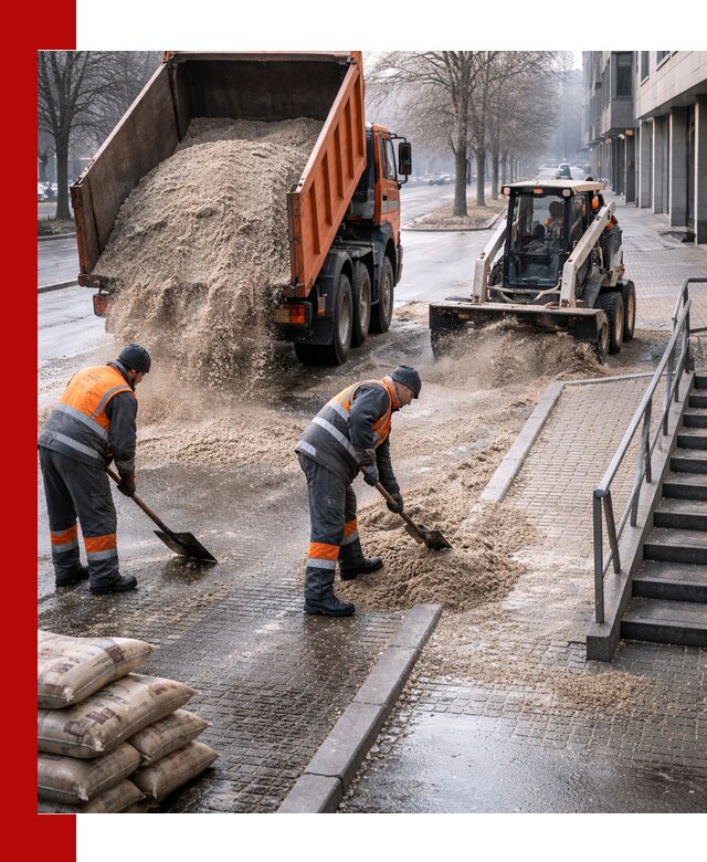 Поставка противогололедных материалов в Красноярске