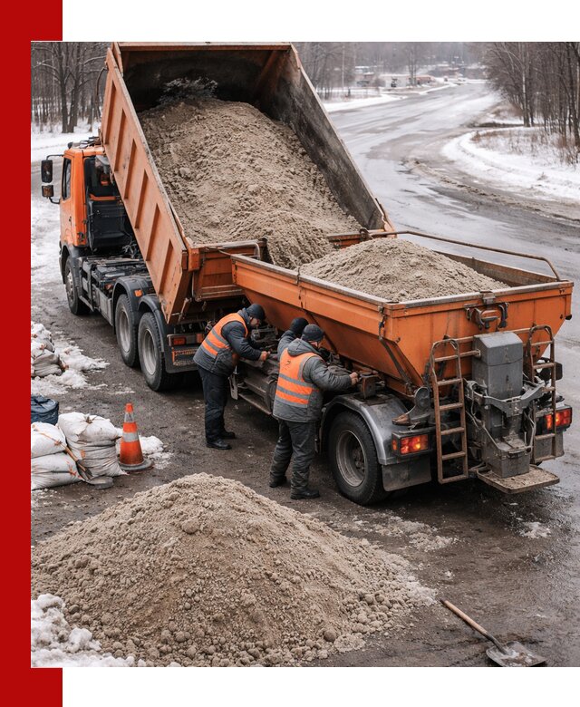 Поставка и вывоз пескосоля в Красноярске оптом и в розницу