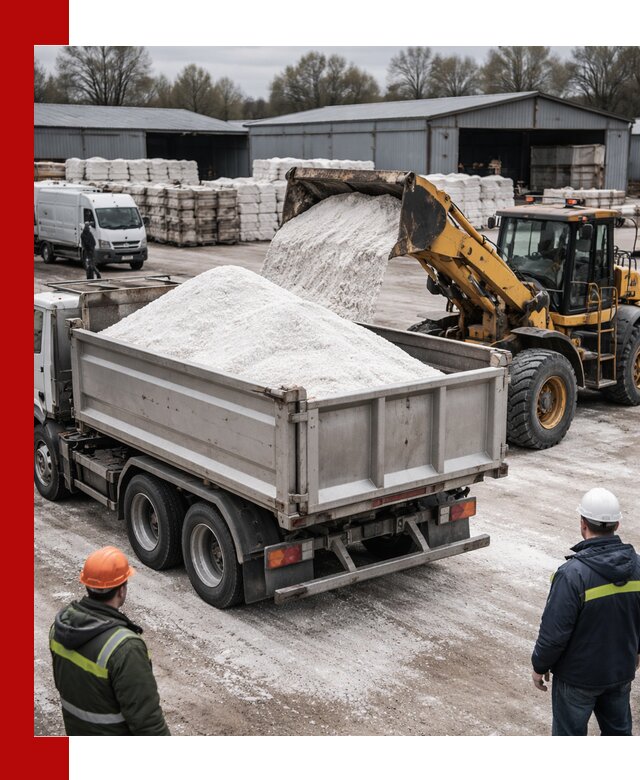 Поставка технической соли с доставкой в Красноярске