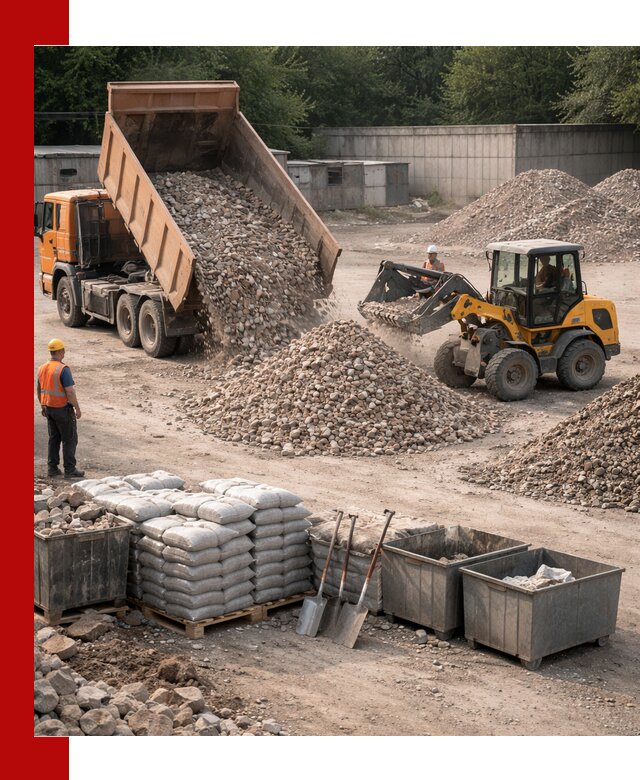 Вторичные материалы для отсыпки в Красноярске — поставка и доставка